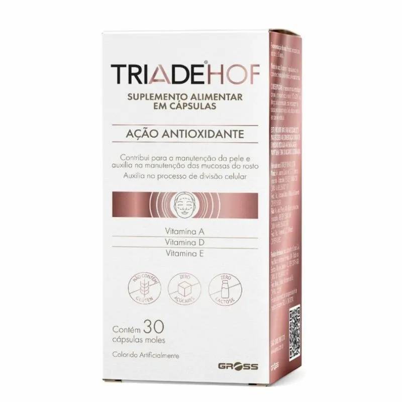 SUPLEMENTO ALIMENTAR TRIADE HOF AÇÃO ANTIOXIDANTE 30 CAPSULAS